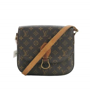 Bolso de hombro Louis Vuitton cartoucher marrón 1999