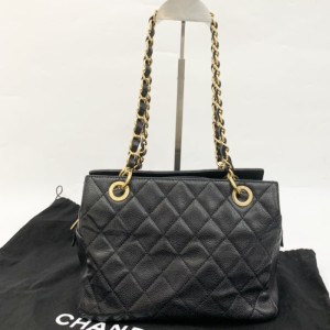 Bolso de hombro de la Sra. Chanel PST bolso de hombro de piel de vaca de litchi