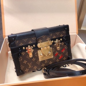 Louis Vuitton bolso de hombro LV pettie Malle  Caja dura clásica