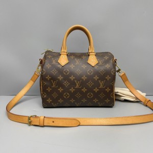 Bolso Louis Vuitton bolso flor vieja speedy25 bolso de almohada con tirantes para los hombros