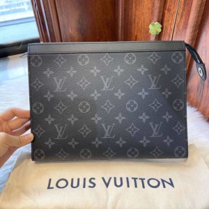 Bolso de hombre de Louis Vuitton  bolso de flores negras