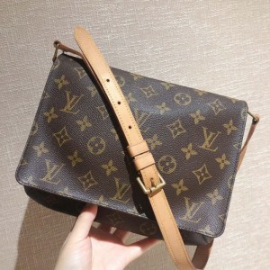 Sra. Louis Vuitton bolso de hombro LV Old Flower versión horizontal Wang Fei Bao