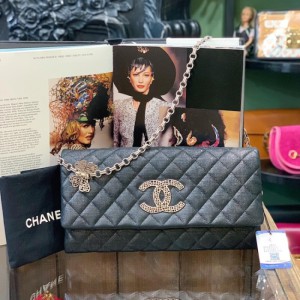 Bolso de hombro de la Sra. Chanel Chanel bolso axila de cadena de lazo limitado