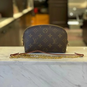 Bolso de maquillaje para Sra. Louis Vuitton LV  bolso de maquillaje en forma de concha de Louis Vuitton