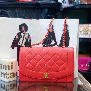 Bolso de hombro de la Sra. Chanel Chanel sandía Roja daifei bolso de cadena CF