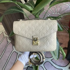 Sra. Louis Vuitton bolso de hombro LV Louis Vuitton cartero estampado gris