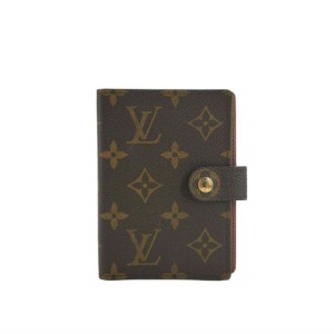 Louis Vuitton agenda Card set  document set 2001 Brown