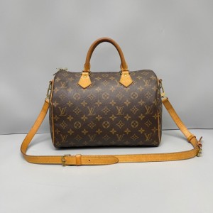 Bolso Louis Vuitton bolso flor vieja speedy30 bolso de almohada con tirantes para los hombros