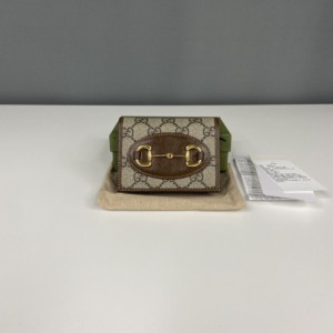 Bolso de la Sra. Gucci  bolso de tarjeta  bolso de llaves Gucci Gucci Old Flower collage caramelo 1955 Little Zero Wallet