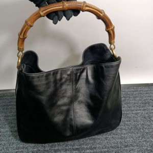 Bolso de la Sra. Gucci Gucci bolso genuino de la Sra. bolso de bambú portátil