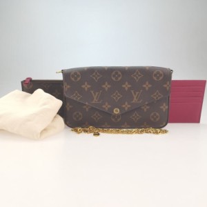 POCHETTE FéLICIEショルダーバッグトランペットブラウン