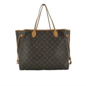 Bolso Louis Vuitton neverful 2007 grande (39 * 19 * 32) marrón