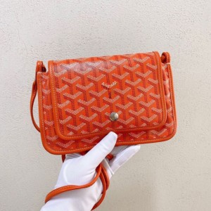 ゴヤレディースショルダーバッグgoyard wocオレンジ封筒バッグ20*14