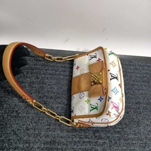 Bolso de hombro de la Sra. Louis Vuitton bolso de hombro de la Sra. Louis Vuitton genuino bolso de hombro de la axila