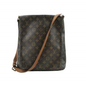 Louis Vuitton musette Tango bolso de hombro marrón 2004