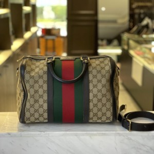 Sra. Gucci bolso Gucci Gucci rayas rojas y verdes