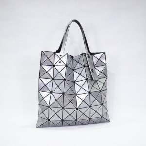 Bolso de toda la vida de miyake, bolso de toda la vida de miyake, bolso de seis casillas plateadas de toda la vida de Miyake