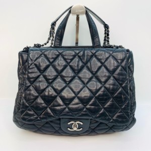 Sra. chanel, bolso de hombro, piel de oveja grande