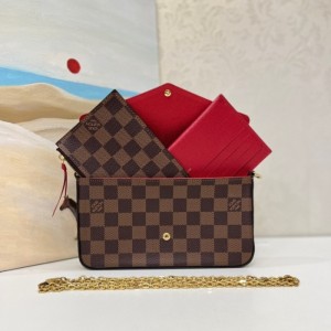 POCHETTE FéLICIEショルダーバッグトランペットブラウン