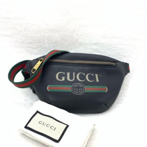 Bolsos de cintura  pecho Gucci bolsos de pecho pintados con logotipo negro Gucci