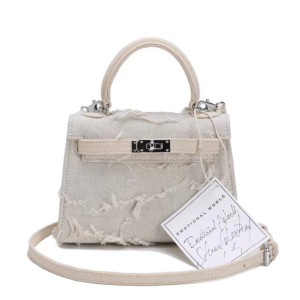 Bolso de hombro de mujer Kelly 19 blanco