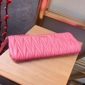 Bolso de Miao Miao  bolso de mano miumiu Miao piel de oveja rosa bolso de mano