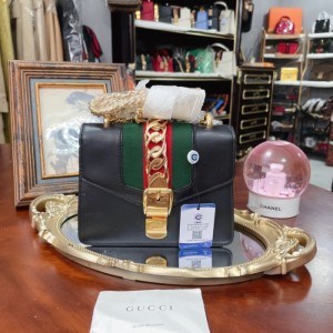 Sra. gucci, bolso de hombro, bolsa de bufanda de seda