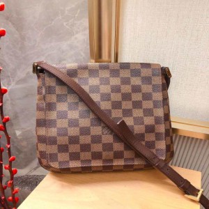 Louis Vuitton bolso de hombro LV tablero de ajedrez versión vertical Faye Wong