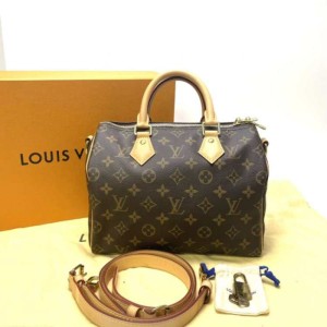 Sra. Louis Vuitton bolsos para un hombro y correas de flores antiguas speedy25