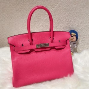 Birkin bolsos 30 dulces rosa