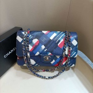 Sra. chanel, bolso de hombro, serie cf, estilo de graffiti