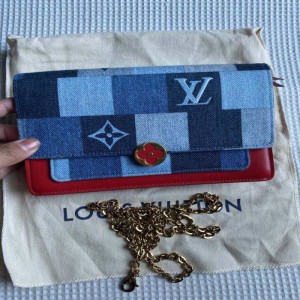 Sra. Louis Vuitton bolso de hombro WoC vaquero