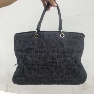 Bolso de hombro de la Sra. Chanel bolso vaquero azul butot