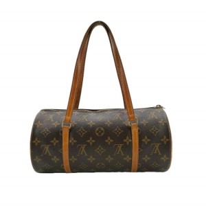 Bolso de hombro Louis Vuitton papi 2003 mediano (30 * 15 * 15) marrón