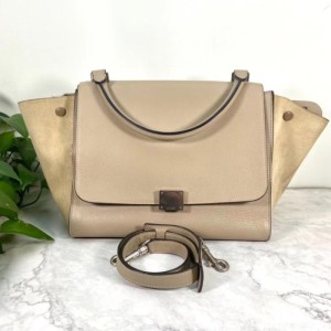  Celine trapeze bolso grande marrón