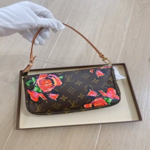 Sra. Louis Vuitton bolso de hombro LV Rose Mahjong bolso limitado