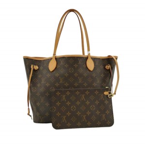 Bolso Louis Vuitton neverful mediano 2021 (31 * 17 * 28) marrón