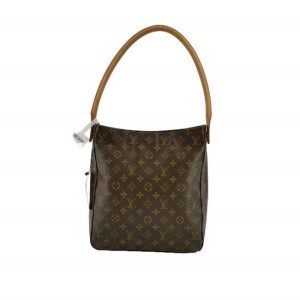 Louis Vuitton looping bolso de hombro marrón 2006