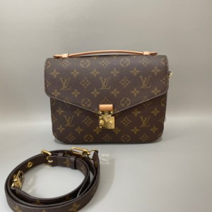 Sra. Louis Vuitton bolso de hombro pochette Metis bolso de cartero de flores antiguas