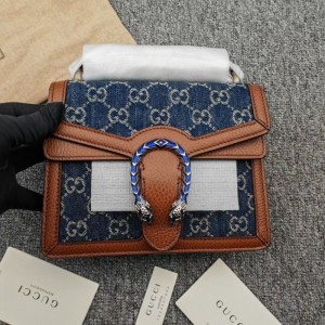 Sra. gucci, bolso de hombro gucci, vaquero peque?o, Dios del vino azul