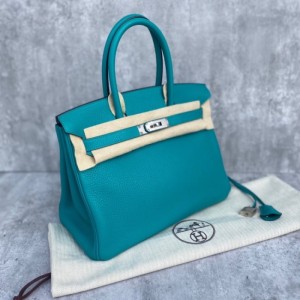 Birkin bolso 30 azul