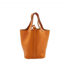 Bolso Hermes picotin 2014 Caja R 18 (18 * 13 * 18) naranja