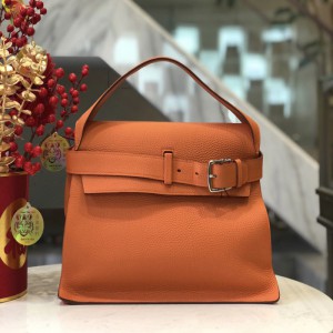 Bolso de dama hermes, bolso naranja etribelt35