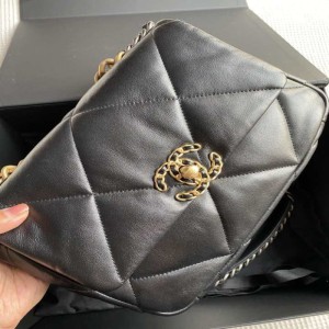 Sra. chanel, bolso de hombro 19bag, talla peque?a