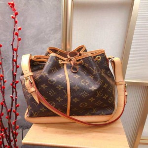 Louis Vuitton bolso de hombro LV Old Flower Noe cubo mediano