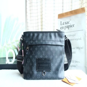 Louis Vuitton hombre bolso de hombro bolso de flores negras bolso de hombro limitado