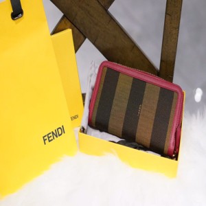 Billetera  bolso de tarjeta  llavero de la Sra. Fendi billetera larga Fendi