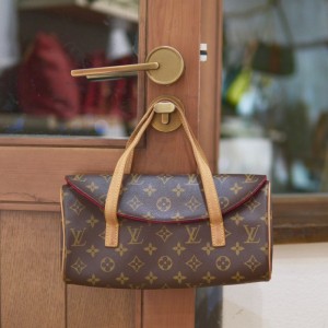 Bolso de la Sra. Louis Vuitton Sonatine Sonatine estilo medieval bolsa axila de palo francés