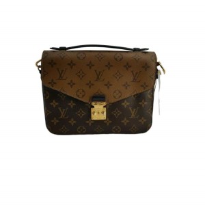 Bolso de hombro Louis Vuitton pochette Metis marrón 2018