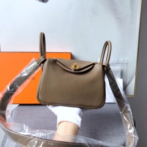 Bolso de dama Hermes mini Lindy